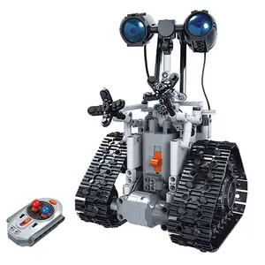 408pcs आर सी चलने ईंटों रोबोट शहर कलाओं उपकरण बिल्डिंग ब्लॉक्स रोबोट खिलौने