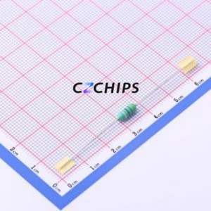 Inductor de Anillo de Color YAL0410-471K / Componente de Orificio Pasante (THT), D4xL11mm 470uH 10% 126mA 8.5Ohm - Product Image 1