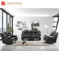 Best-seller Mobilier Fauteuil moderne en cuir Fauteuil inclinable manuel de luxe Fauteuil de canapé Fauteuil inclinable