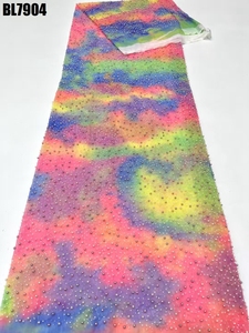 2025 Hiện Đại 3D Đính Cườm Ren Đính Chất Lượng Cao Lưới Vải Cho Váy Cô Dâu Và Túi Xách Giá Bán Buôn - Product Image 4