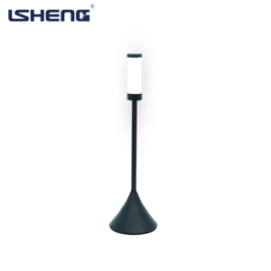 Lámpara de Escritorio de Hierro Más Vendida, Diseño Moderno de Base Cónica, LED Simple y Ecológico con Control Táctil para Iluminación Ambiental, Mesita de Noche, Hotel - Product Image 1