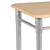 Table en bois avec porte-crayons, hauteur réglable pour tous les âges, enfants, bureau d'étude informatique abordable