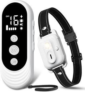 Rechargeable <strong>Dog</strong> <strong>Training</strong> <strong>Collar</strong> IP67 Waterproof 800m Range Remote <strong>Dog</strong> Shock <strong>Collar</strong> with Beep,Vibration,Shock,LED Light 4 Modes - Product Image 1