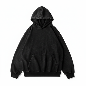 Sudaderas Extra Grandes Estilo Urbano, Sudadera con Lavado Ácido, Sudadera Vintage Extra Grande para Hombre, Sudadera con Capucha para Parejas, Sudadera Urbana - Product Image 1