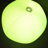 Ballon de plage à led multicolore 30 "ballon de concert à led gonflable lumineux