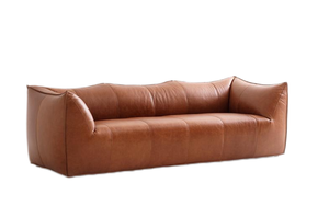 Canapé-lit gonflable moderne, incurvé, luxueux, en cuir véritable, écologique, pour hôtel, <span class=keywords><strong>appartement</strong></span>, trois places, réglable - Product Image 2
