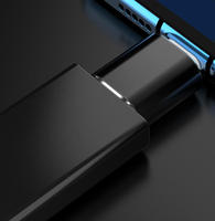 Adaptateur OTG USB-C vers USB 3.0 en alliage d'aluminium noir, convertisseur Type-C mâle vers USB-A femelle pour ordinateur portable et téléphone portable, neuf