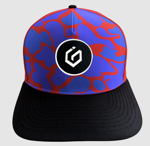 Gorra de Golf OEM Personalizada, Impermeable, de 5 Paneles, 2 Tonos, con Visera Curva, Logotipo de Goma Cortado con Láser, Transpirable, con Diseño de Camuflaje - Product Image 1