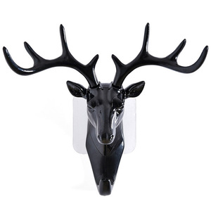 <strong>Wall</strong> Decorative Resin Deer Head Antlers Single <strong>Wall</strong> <strong>Hook</strong> Hanging <strong>Key</strong> <strong>Hook</strong> - Product Image 6