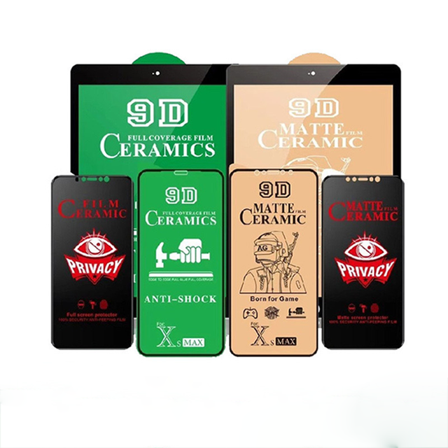 Screen Glasses 9d 21d 100d Flexible Phone Ceramics Film for Iphone Itel Redmi Full Cover Anti Broken Screen Protector