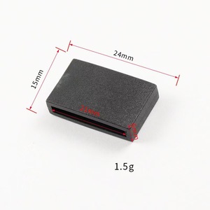 Plastic Flat <b>Square</b> Buckle 15mm 20mm 25mm <b>Adjustable</b> Pet Collar Webbing Accessory DIY Jewelry Parts - Product Image 4