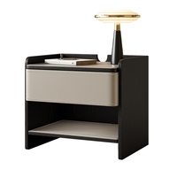 2025 nouvelle Table de chevet créative boîte de rangement luxe maison chambre accessible haut de gamme tout en bois massif Table basse intelligente
