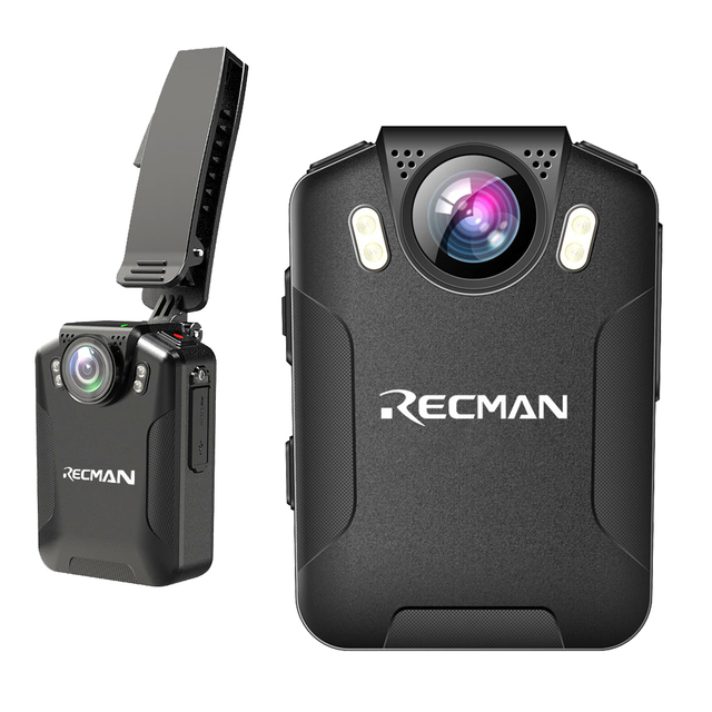 Factory Mini Body Worn Camera IP67 Waterproof Night Vision 34MP 1080P HD Audio Video Recording 10 Hours External Battery