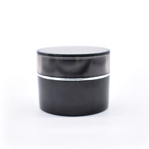 אריזה אקרילית מסמר אבקה צנצנות 5 גרם-50 גרם מיכל פלסטיק עגול פלסטיק עם כיסוי לבן - Product Image 4