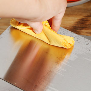 Titane ou acier inoxydable métal ménage légumes fruits planche à découper <span class=keywords><strong>viande</strong></span> planche à découper pour cuisine pain, légumes, fruits - Product Image 5