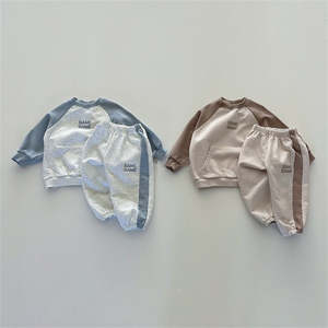 <span class=keywords><strong>ชุด</strong></span>เสื้อผ้า<span class=keywords><strong>เด็ก</strong></span>2ชิ้น<span class=keywords><strong>ชุด</strong></span>วอร์มใส่ได้ทั้งชายและหญิงชุดผ้าฝ้ายเย็บต่อกันสำหรับฤดูใบไม้ร่วงฤดูหนาว - Product Image 4