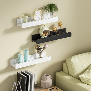 Estante de Pared Rectangular para Almacenamiento, Fácil de Limpiar, Organizador de Juguetes para Dormitorio o Estudio, Estantes de Pared de 2 Niveles - Product Image 1