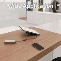 Cable de Extensión DC5521 de 18CM, Entrada de Alimentación Máxima de 100W, Cable de Extensión USB C a DC de Repuesto, Portátil e Impermeable para Starlink Mini