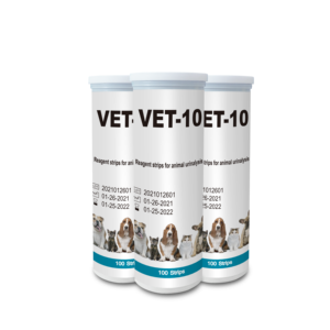 Vu-10 paramètres bandes de test de réactif de bonne qualité pour animaux de compagnie bandes d'urine - Product Image 1