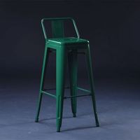 Tabouret de bar industriel vintage moderne en métal chaises tabourets de comptoir bon marché pour le salon extérieur hôtel et parc à vendre