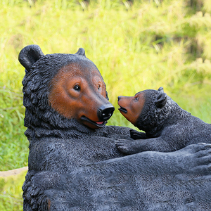 Escultura de Oso Polar de Resina de Tamaño Real, Estatua de Animal de Fibra de Vidrio Grande para Decoración Navideña en Exteriores, Parques, Centros Comerciales y Zoológicos - Product Image 6