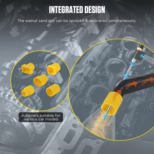 Fabrik preis Profession eller Walnuss schalen blaster AUTOOL HTS518 für die Dekarbon isierung des Motore inlass systems und die Ventil reinigung - Product Image 6