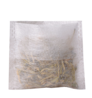 Sachets de thé pliables en fibre de maïs 5 * 6 cm, filtre à thé
