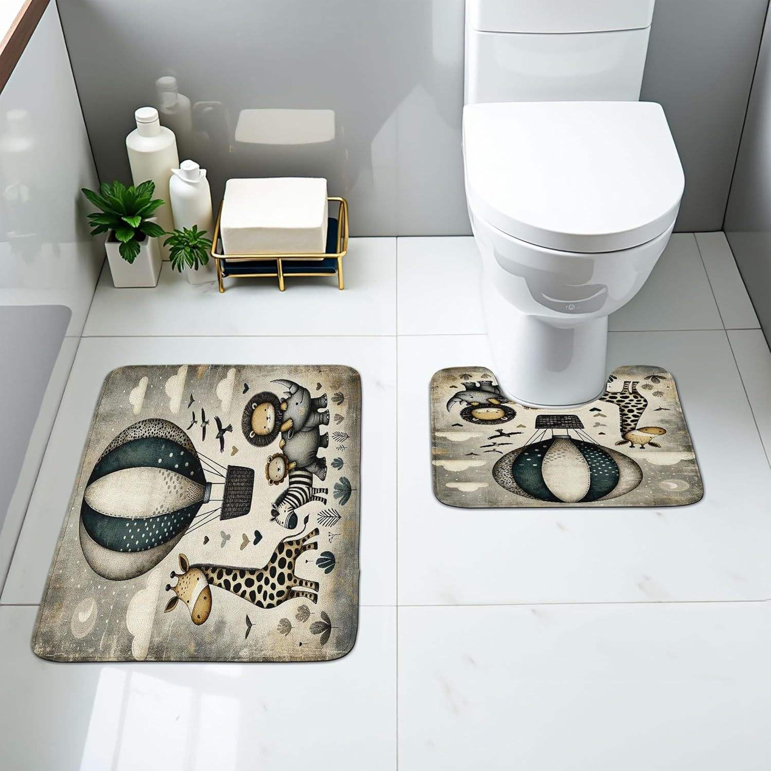 Ensemble de toilettes de salle de bain 7