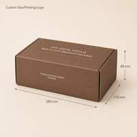 Boîte d'emballage en papier ondulé recyclable de luxe avec logo personnalisé pour les kits de beauté, les produits cosmétiques, boîte d'expédition pour colis avec estampage