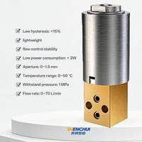 Vanne de régulation proportionnelle pour analyseur de gaz, 12V 24V, haute pression, micro-vanne solénoïde de contrôle, vanne solénoïde à gaz en acier inoxydable, expédition mondiale