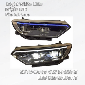 AURON 2016-2019 VW Magotan Front <b>LED</b> Lamp Low Beam Retrofit/Upgrade New 12V 36W 6000 lm 6000K Universal Fitment <b>Headlight</b> New - Product Image 5