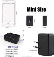 Mini Rastreador GPS Portátil TKSTAR 2G 4G TK913 de 1500 mAh para Rastreo de Vehículos Personales, Aplicación Gratuita con Reproducción de Historial de Rutas