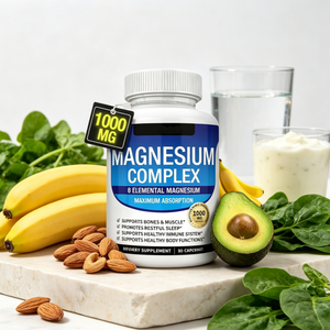 USA Inlanderversand Magnesium-Komplex Kapseln 90 Stück Unterstützung Veggie Caps - Product Image 2