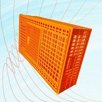YYC Cages de transport en plastique pour volaille vivante, canard, pigeon, lapin, caisses de transport de poulet