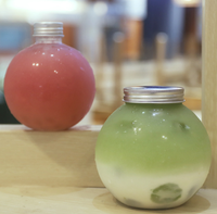 Bouteille à Boire en Plastique Personnalisée en Forme de Balle avec Couvercle Argenté, 50ml, 100ml, 150ml, 200ml, 250ml, 300ml, 400ml, 500ml, Impression Sérigraphique