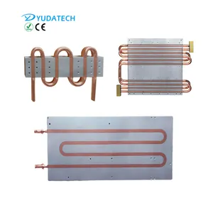 Manufacturer Custom CNC Machined Epoxy Filled Burial Pipe Flat Tube Water Cooling Plate