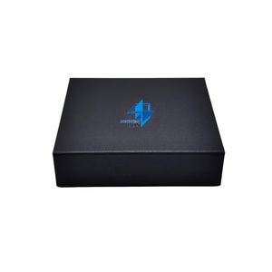 Caja de componentes electrónicos de cartón rígido negro con logotipo personalizado Inserto de espuma EVA Laminación mate Electrónica de consumo magnética - Product Image 2