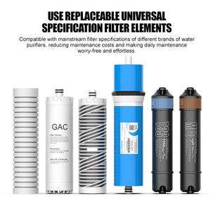 Sistema de Filtro de <span class=keywords><strong>Agua</strong></span> Alcalina sin Tanque de Plástico de 600 GPD con Certificación CE, con <span class=keywords><strong>Agua</strong></span> Potable Mineralizada para Familias, Personalizado - Product Image 3