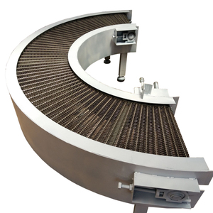 Yüksek yük ve çekme mukavemeti örgülü konveyör bandı gıda sınıfı SS304 316 paslanmaz çelik tel örgü örgülü konveyör bandı bantlı konveyörler <span class=keywords><strong>Mini</strong></span> makine - Product Image 3