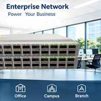 Commutateur de centre de données 1U en rack 100% original et neuf, 32 ports 100G QSFP28, 2x1/10-Gigabit SFP+, N9K-C9332C pour réseau d'entreprise