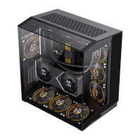 GAMEMAX N71 Mid Tower ATX Gaming Computer Cases & Towers Wholesales Tempered Glass Gaming PC Desktop PC for Cabinet