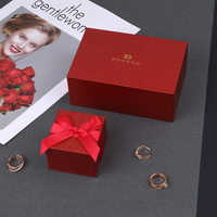 Boîte à bijoux avec Logo personnalisé de haute qualité, cuivre, coffret pour bijoux, cadeaux, vente en gros, pièces