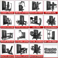 Máquina de Remo Sentado y Polea Alta BRIGHTWAY para Gimnasio Comercial, Equipo de Fitness de Acero