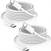 Câble USB C vers C tressé à charge rapide PD pour Macbook Pro/Air, iPad Pro, iPhone 15/Pro Max/Pro/Plus, Samsung
