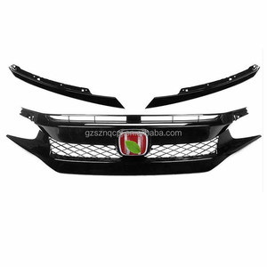 Parrillas para Honda <span class=keywords><strong>Civic</strong></span> <span class=keywords><strong>Typer</strong></span> 10ª Generación 2016-2021, Rejilla de Entrada de Aire para Parachoques, Accesorios Exteriores para Automóviles, Kit de Carrocería - Product Image 3