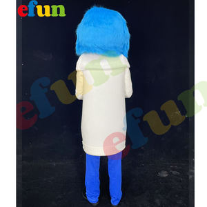 Efun quantité minimale de commande 1 PC personnalisé Fury Evil Angry Gloomy Anxiety Emoticon Sad Mascot Costume adulte Cartoon Inside Out Costume à vendre - Product Image 6