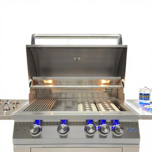 Thương mại hiện đại sang trọng thép không gỉ gas BBQ nướng cao cấp Nhà Bếp Nấu ăn thiết bị kết hợp nướng thịt nướng kim loại - Product Image 1