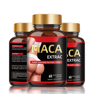 Capsules de racine de maca noire, complément alimentaire pour l'amélioration des fesses, naturel et biologique pour adultes - Product Image 4