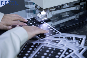Deson OEM 4*4/4*5 phím Overlay PC Pet PVC màng chuyển đổi bàn phím ma trận bàn phím thông minh xe bên ngoài bàn phím phim với chất kết dính - Product Image 5