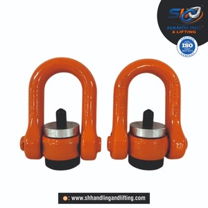 Point de levage robuste à anneau de levage rotatif et pivotant avec boulon à œillet pour quincaillerie de levage de grues, machines de manutention de moules et autres équipements. - Product Image 6
